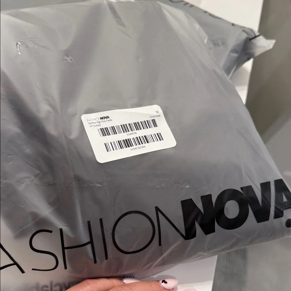 Sammie High Leather Rise Pants - Chocolate - Picture 5 of 6